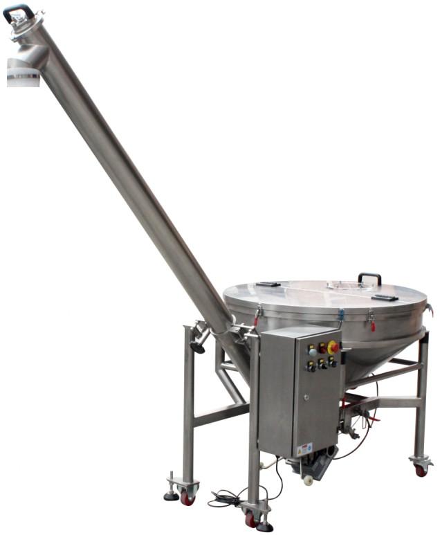 Inclined Auger Screw Conveyor Round